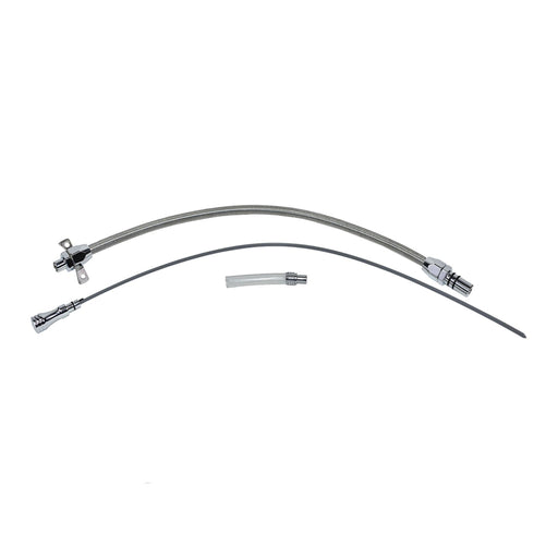 A-Team Performance CHEVY-GM 4L60E FLEXIBLE TRANSMISSION DIPSTICK - FIREWALL MOUNT - Southwest Performance Parts