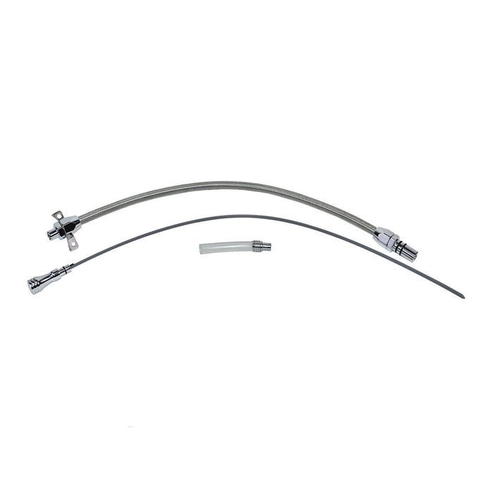 A-Team Performance CHEVY-GM 4L60E FLEXIBLE TRANSMISSION DIPSTICK - FIREWALL MOUNT - Southwest Performance Parts