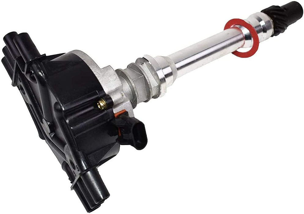 A-Team Performance Complete EFI Distributor 6 Cylinders Vortec Compatible with Chevy Chevrolet GM V6 4.3L 1995-2007 Black Cap0 - Southwest Performance Parts