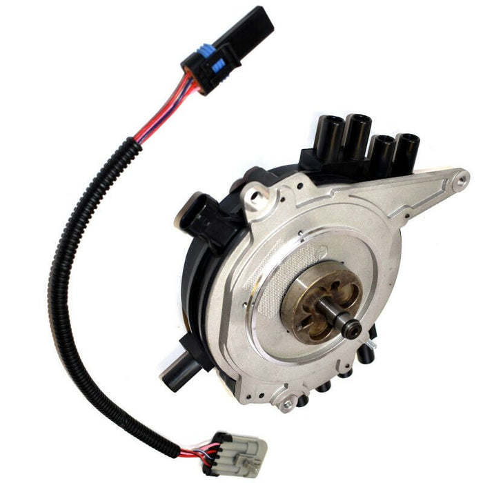 A-Team Performance Complete Optispark Spline Drive Distributor 8 Cylinders Compatible with 1995-97 GMC Chevrolet Chevy Corvette Camaro LT1 LT4 V8 5.7L Black Cap - Southwest Performance Parts
