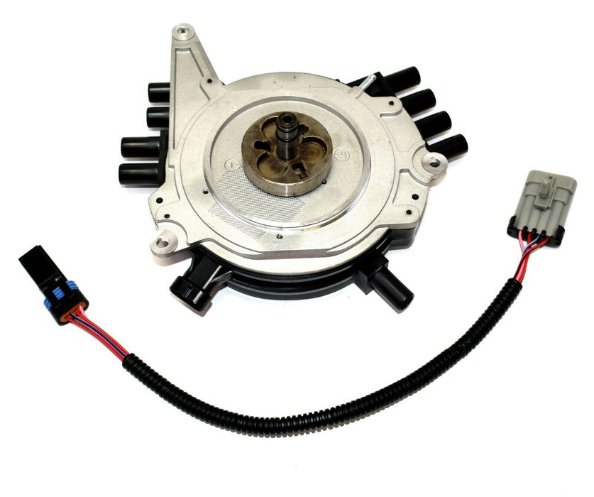 A-Team Performance Complete Optispark Spline Drive Distributor 8 Cylinders Compatible with 1995-97 GMC Chevrolet Chevy Corvette Camaro LT1 LT4 V8 5.7L Black Cap - Southwest Performance Parts
