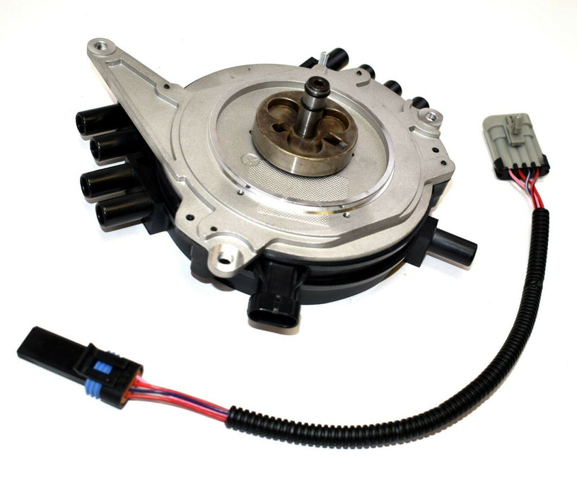 A-Team Performance Complete Optispark Spline Drive Distributor 8 Cylinders Compatible with 1995-97 GMC Chevrolet Chevy Corvette Camaro LT1 LT4 V8 5.7L Black Cap - Southwest Performance Parts