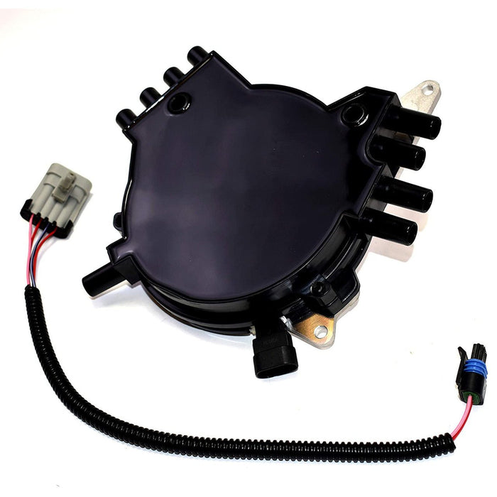 A-Team Performance Complete OptiSpark Spline Drive Distributor with Wiring Harness Compatible With Chevy GMC Chevrolet 92-94 LT1 V8 5.7L Black Cap - Southwest Performance Parts