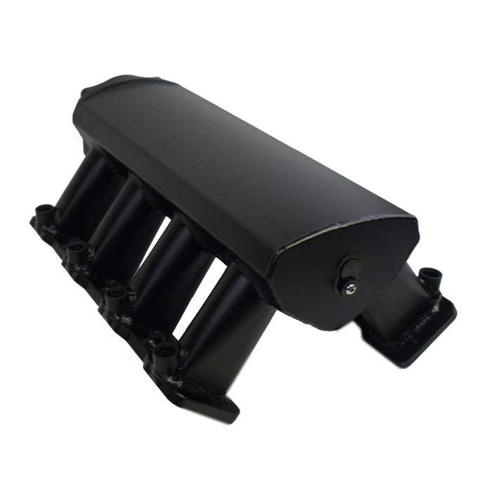 A-Team Performance EFI Fabricated Intake Manifold with Fuel Rails & Throttle Body Short Compatible with GM Chevrolet LS LSX LS3 L92 SBC Small Block Chevy V8 GEN. III-IV (LS-BASED) BLACK - Southwest Performance Parts