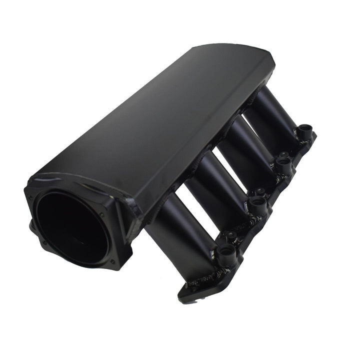 A-Team Performance EFI Fabricated Intake Manifold with Fuel Rails & Throttle Body Short Compatible with GM Chevrolet LS LSX LS3 L92 SBC Small Block Chevy V8 GEN. III-IV (LS-BASED) BLACK - Southwest Performance Parts