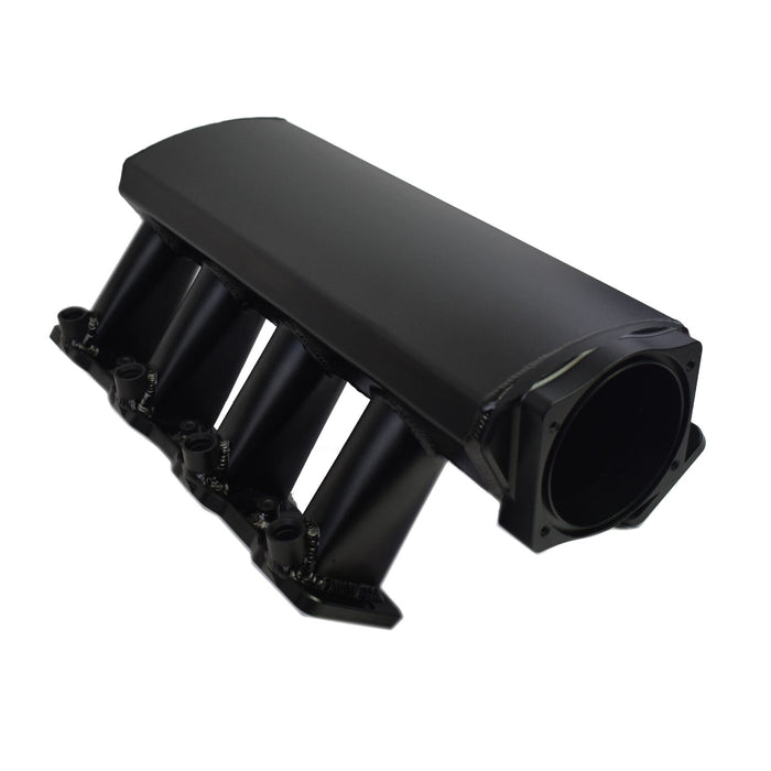 A-Team Performance EFI Fabricated Intake Manifold with Fuel Rails & Throttle Body Short Compatible with GM Chevrolet LS LSX LS3 L92 SBC Small Block Chevy V8 GEN. III-IV (LS-BASED) BLACK - Southwest Performance Parts