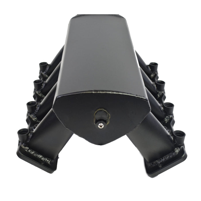 A-Team Performance EFI Fabricated Intake Manifold with Fuel Rails & Throttle Body Short Compatible with GM Chevrolet LS LSX LS3 L92 SBC Small Block Chevy V8 GEN. III-IV (LS-BASED) BLACK - Southwest Performance Parts