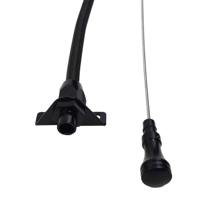 A-Team Performance Firewall Mount Transmission Dipstick with Black Housing Compatible with GM 4L80E Transmission LS LS1 LS3 LS6 LSX - Southwest Performance Parts
