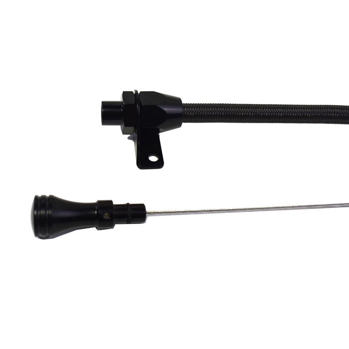 A-Team Performance Firewall Mount Transmission Dipstick with Black Housing Compatible with GM 4L80E Transmission LS LS1 LS3 LS6 LSX - Southwest Performance Parts