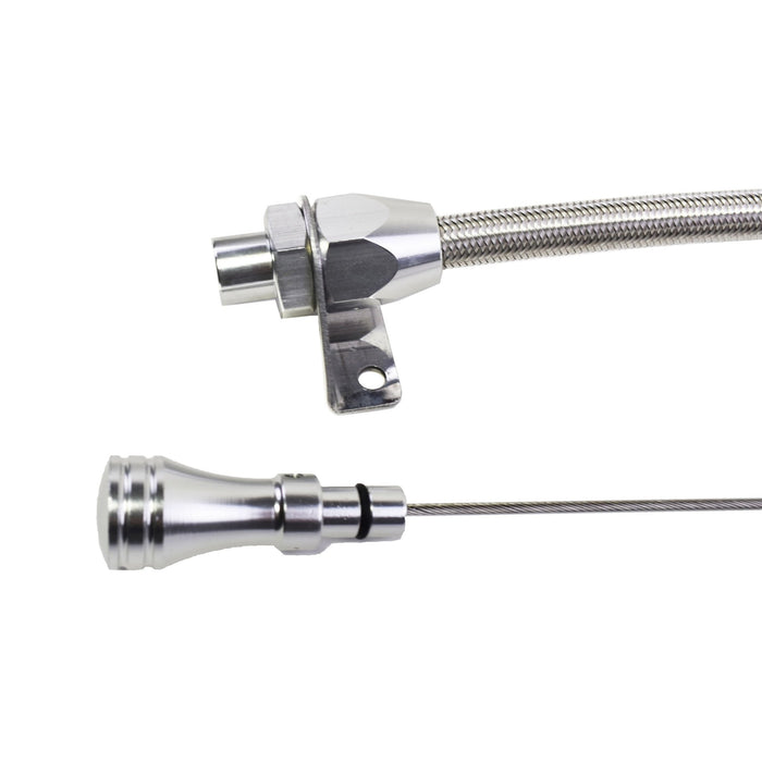 A-Team Performance Firewall Mount Transmission Dipstick with Stainless Steel Housing Compatible with GM 4L80E Transmission LS LS1 LS3 LS6 LSX - Southwest Performance Parts