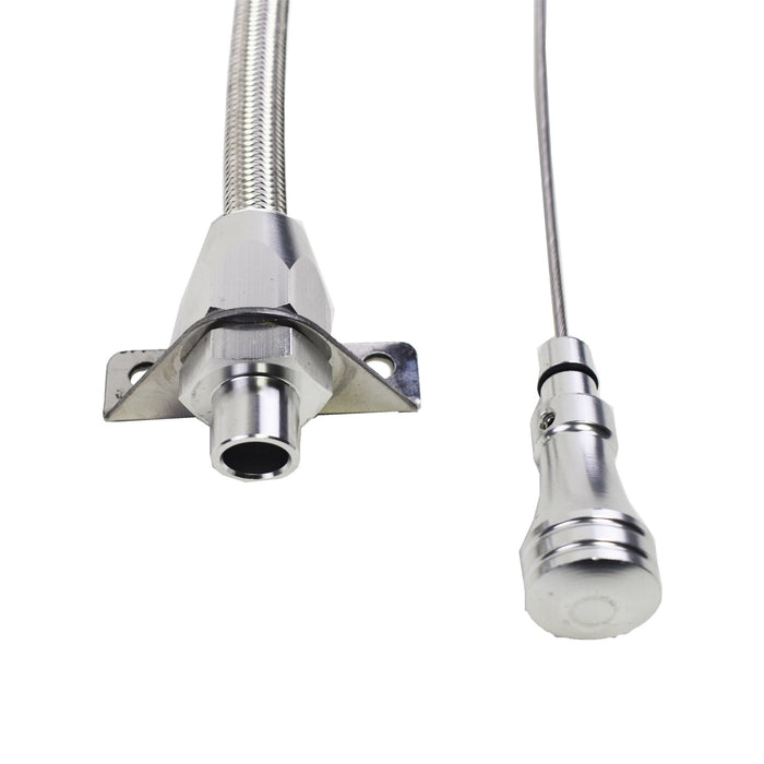 A-Team Performance Firewall Mount Transmission Dipstick with Stainless Steel Housing Compatible with GM 4L80E Transmission LS LS1 LS3 LS6 LSX - Southwest Performance Parts