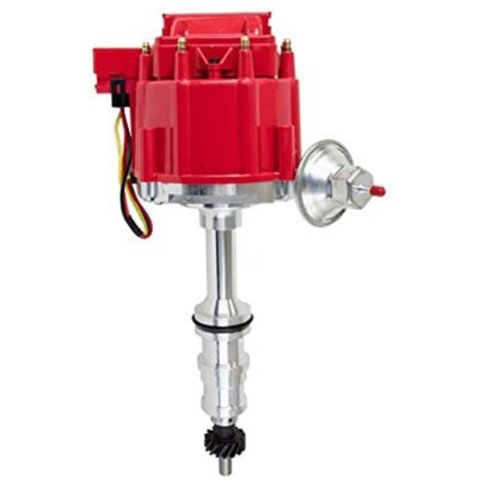 A-Team Performance Ford 330 361 391 Heavy Duty Truck HEI Distributor Red 1 Wire Hookup - Southwest Performance Parts