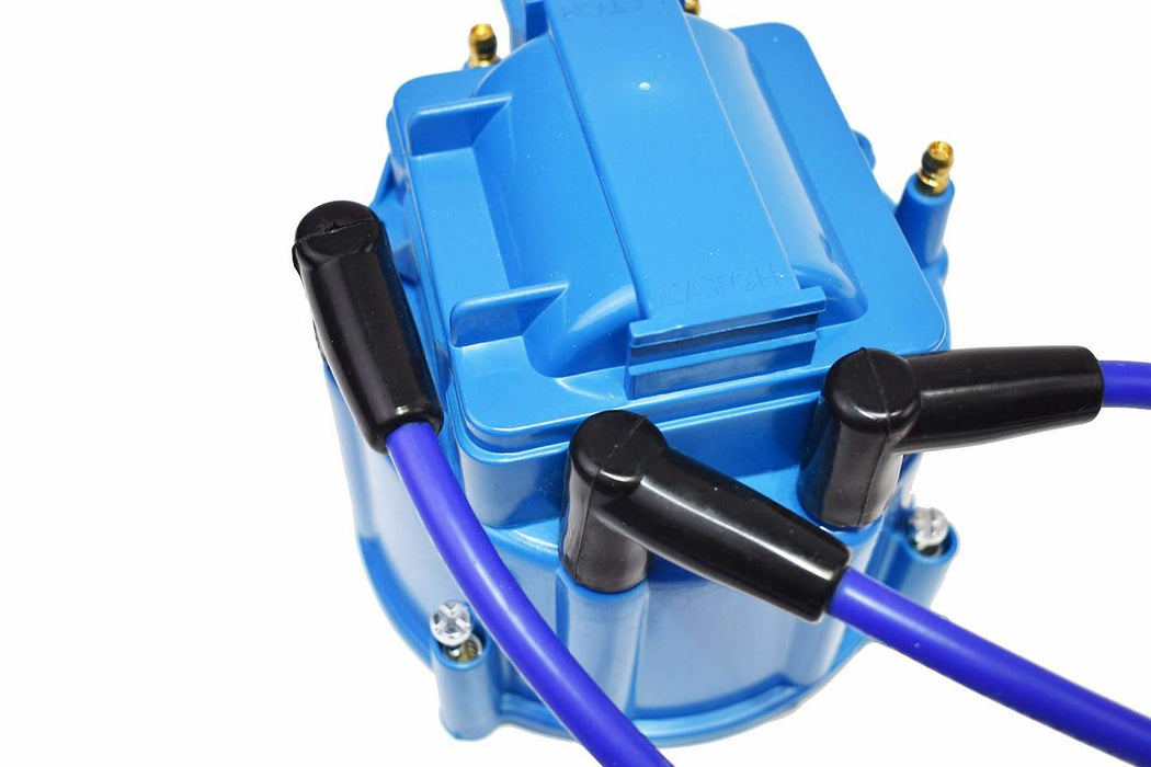 A-Team Performance Ford Truck 6 Cylinder 250 300 6 Cyl 8.0mm Blue Silicone Spark Plug Wires - Southwest Performance Parts