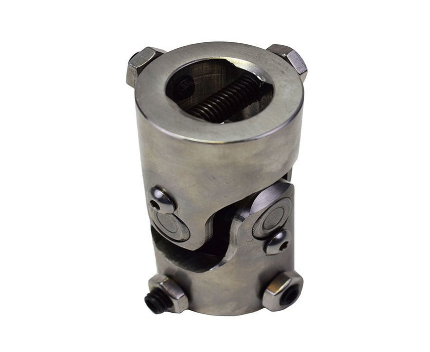 A-Team Performance Forged Stainless Steel Yokes Steering Shaft Universal U-Joint 1" DD To 1" DD - Southwest Performance Parts