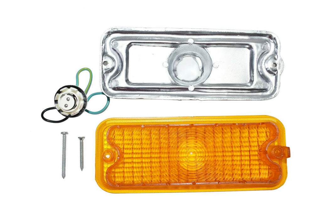 A-Team Performance GM 73 74 75 76 77 78 79 80 GMC CHEVROLET CHEVY TRUCK C10 PARK LIGHT LENS HOUSING - Southwest Performance Parts