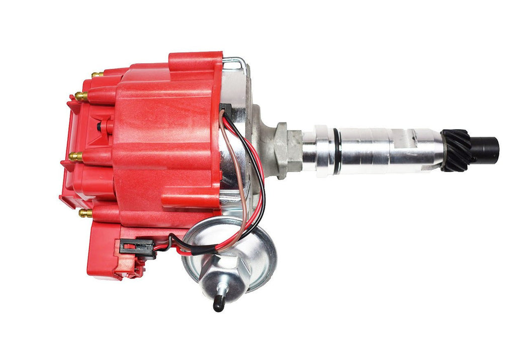 A-Team Performance HEI Distributor 65K Volt Coil Compatible With Buick Nailhead V8 264 322 364 401 425 Red Cap One Wire - Southwest Performance Parts