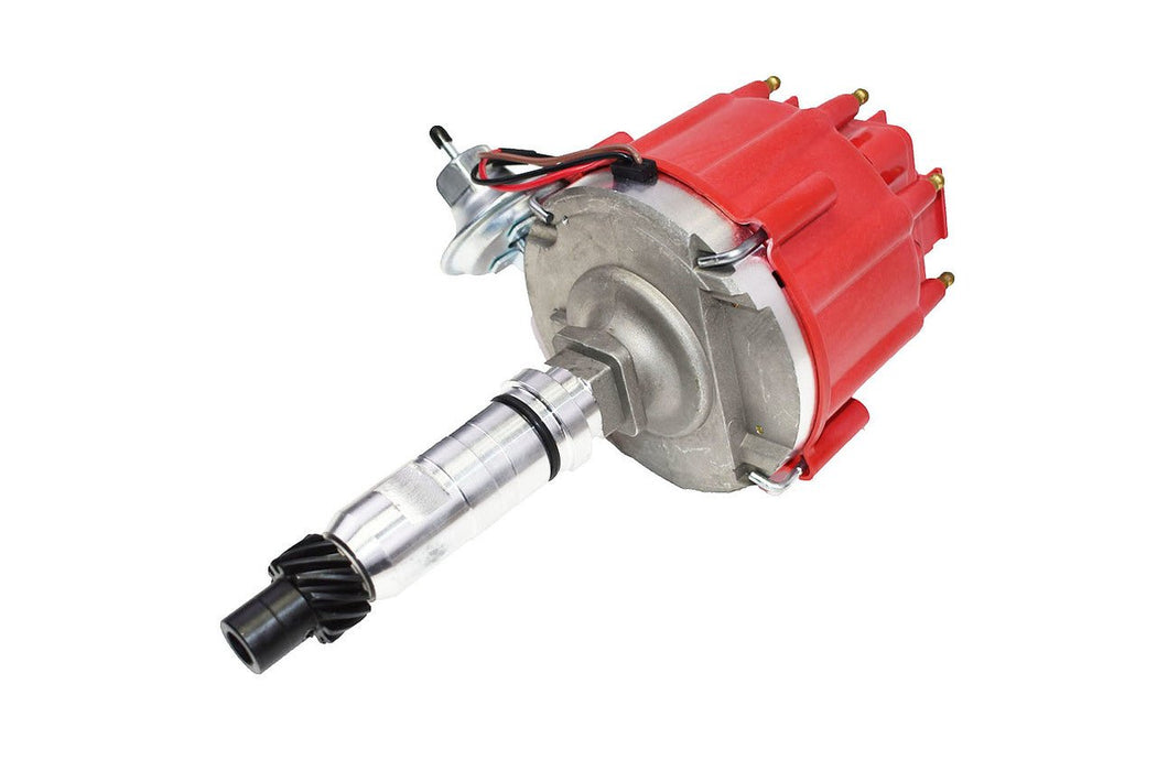 A-Team Performance HEI Distributor 65K Volt Coil Compatible With Buick Nailhead V8 264 322 364 401 425 Red Cap One Wire - Southwest Performance Parts