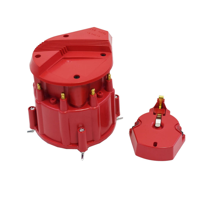 A-Team Performance HEI Distributor 8-Cylinder Tune-Up Kit Male Cap 65k Volt Ignition Coil (Red Super Cap) - Southwest Performance Parts