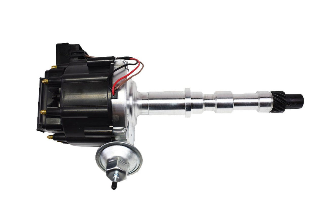 A-Team Performance HEI Distributor for 1968-1974 Cadillac V8 368 425 472 500 65K Volt Coil One-Wire Installation Black Cap - Southwest Performance Parts