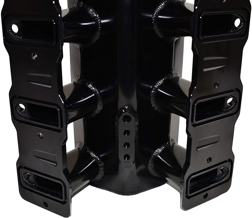 A-Team Performance Intake Manifold 102mm Throttle Body Sheet Metal Fabricated For Chevrolet GMC Pontiac LS LS1 LS2 LS6 EFI Black - Southwest Performance Parts