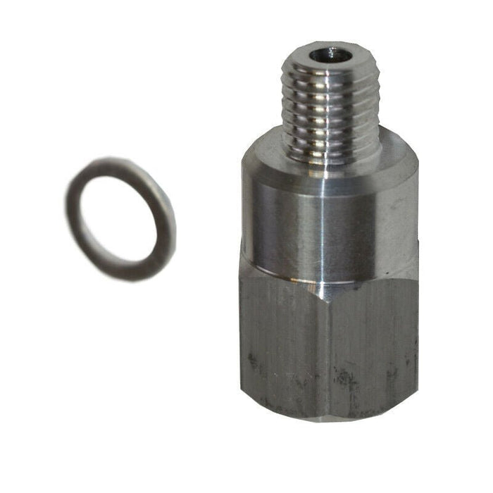 A-Team Performance LS Engine Swap M12 1.5 Adapter to 1-4 NPT Coolant Temperature Sensor Water for LS1 LSX LS3 - Southwest Performance Parts