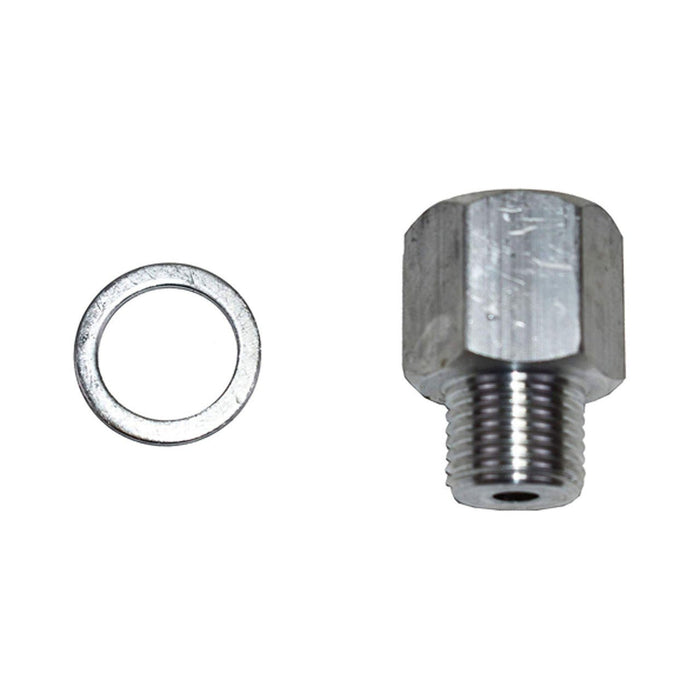 A-Team Performance LS Engine Swap Male M16-1.5 Adapter Female 1-4 NPT Oil Pressure Sensor for LS1 LSX LS3 LQ4 LQ9 551175 - Southwest Performance Parts
