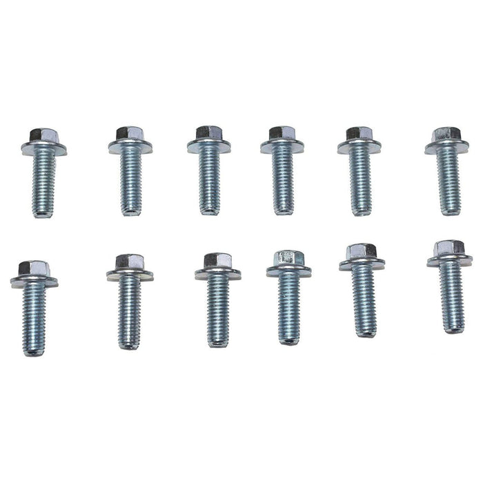 A-Team Performance LS Exhaust Manifold-Header - Hex Flange Bolts LS1 LS3 LS2 LSX, 551696 Bolt Kit Only - Southwest Performance Parts