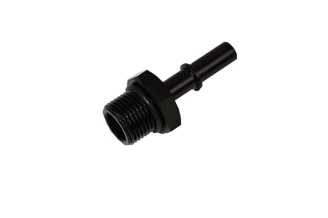 A-Team Performance LS LS1 LS2 LS3 -8 AN Male Thread 5-16" Male Quick Connect EFI Fuel Rail Adapter - Southwest Performance Parts