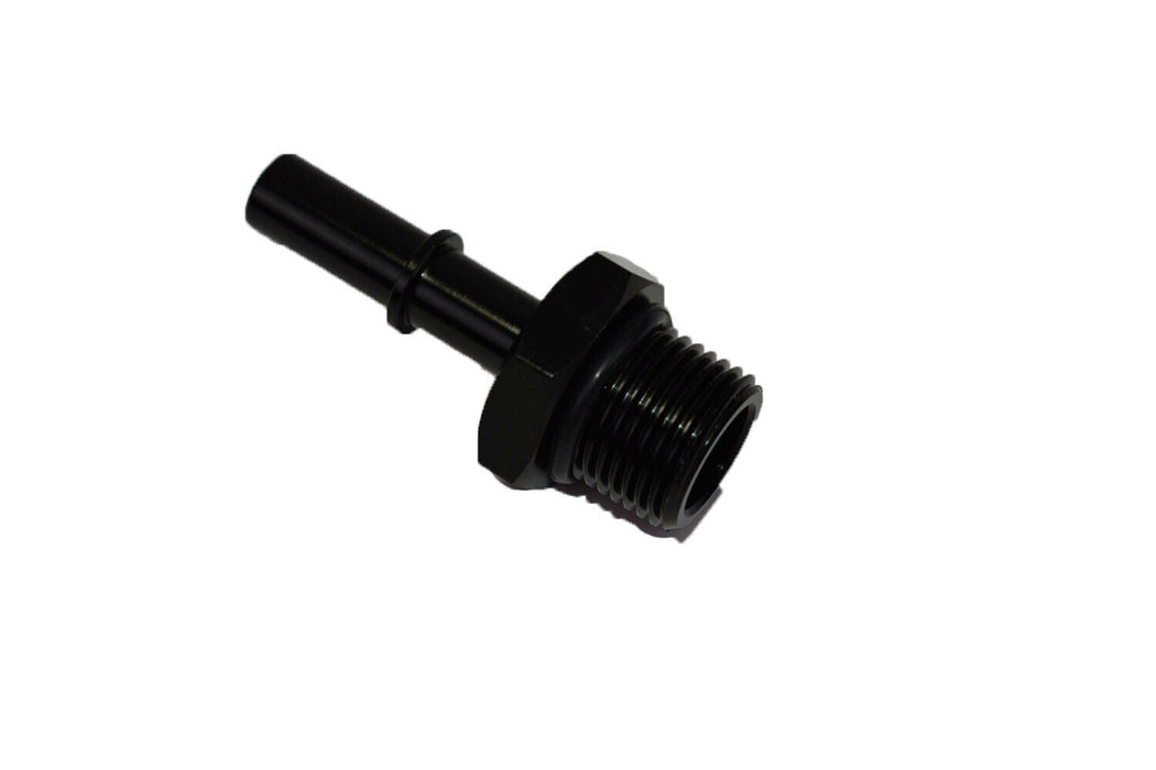 A-Team Performance LS LS1 LS2 LS3 -8 AN Male Thread 5-16" Male Quick Connect EFI Fuel Rail Adapter - Southwest Performance Parts