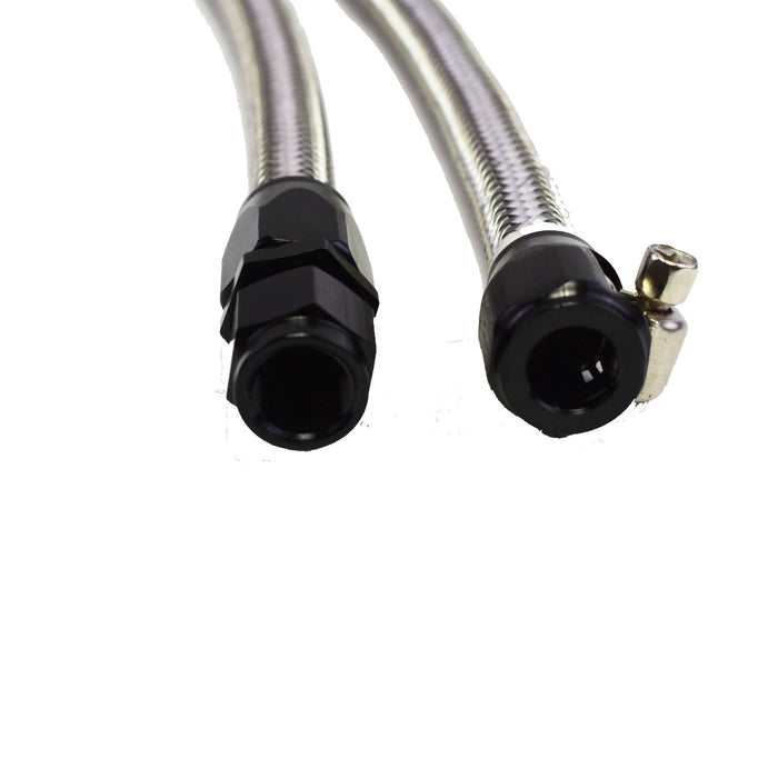 A-Team Performance LS LSX LS1 LS2 LS6 LM7 Stainless Steel Steam Vent Hose Kit -4 AN Complete Coolant Crossover - Southwest Performance Parts