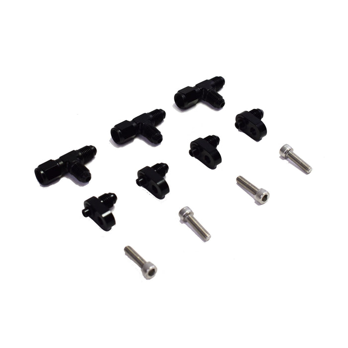 A-Team Performance LS LSX LS1 LS2 LS6 LM7 Stainless Steel Steam Vent Hose Kit -4 AN Complete Coolant Crossover - Southwest Performance Parts
