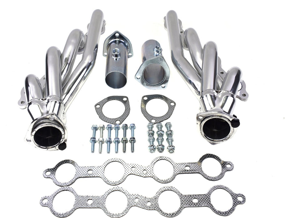 A-Team Performance LS SWAP 60's & 70's CAMARO CHEVELLE NOVA C10 MID LENGTH CERAMIC COATED HEADERS - Southwest Performance Parts