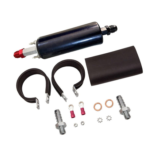 A-Team Performance LS Universal High Flow & Pressure External Inline 255LPH Fuel Pump Kit Replacement for GSL 392 Walbro Black - Southwest Performance Parts