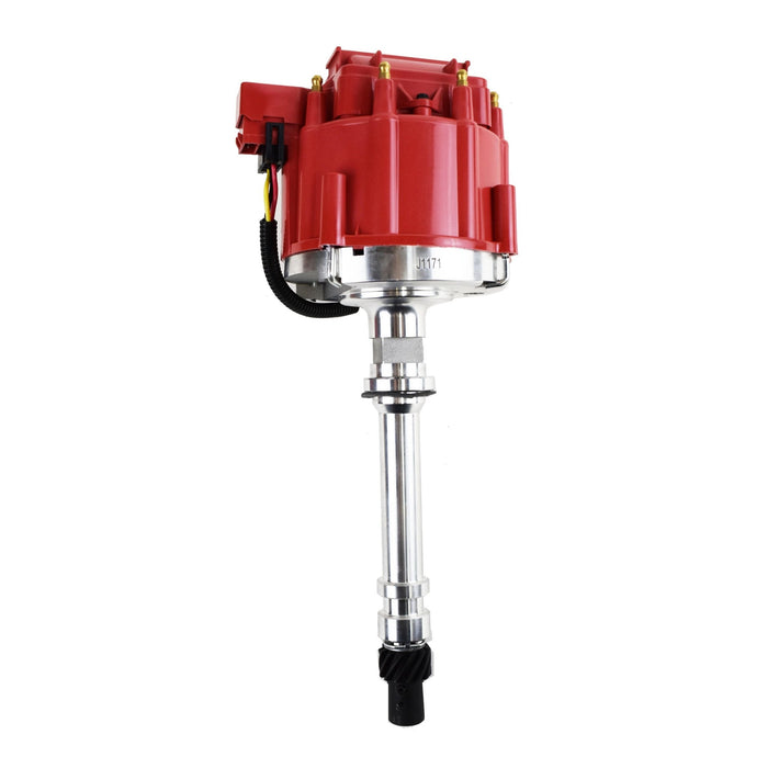 A-Team Performance Marine HEI Electronic Distributor 65K Coil For 350 454 V8 Mercruiser OMC 5.0 5.7 7.4, Red - Southwest Performance Parts