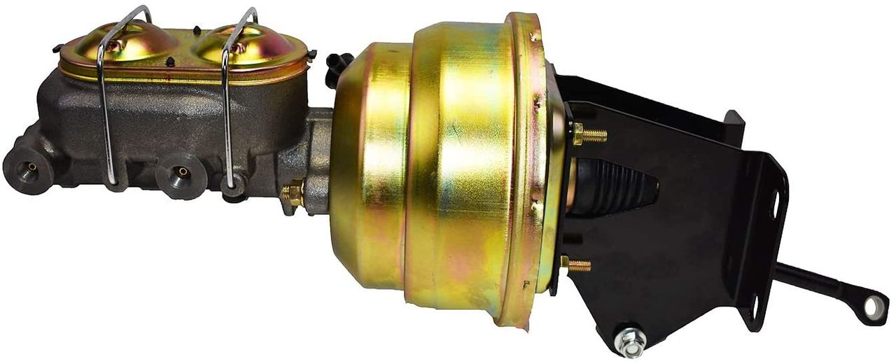 A-Team Performance Master Cylinder Dual Power Brake Booster 8"Proportioning Valve Disc-Disc Application PValve Compatible With 1974-1986 Jeep CJ - Southwest Performance Parts