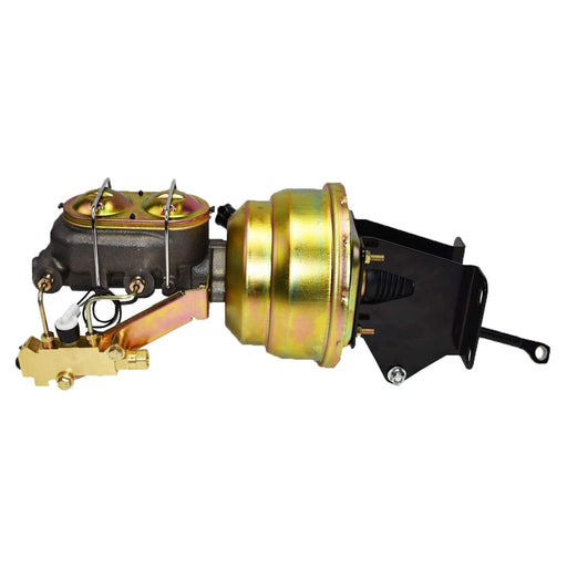 A-Team Performance Master Cylinder Dual Power Brake Booster 8"Proportioning Valve Disc-Disc Application PValve Compatible With 1974-1986 Jeep CJ - Southwest Performance Parts