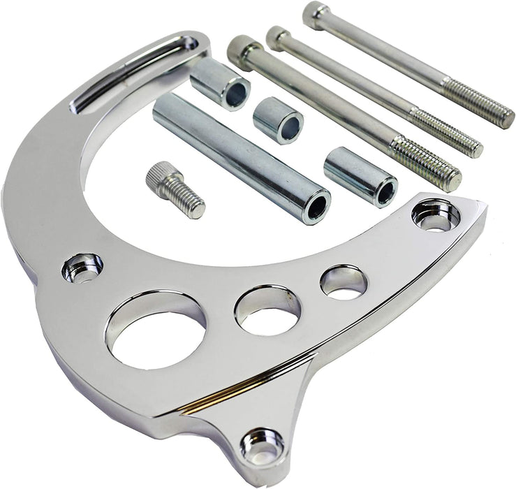 A-Team Performance Mid-Mount Water Pump & Engine Block Alternator Bracket For Big Block Ford BBF 429 460 - Southwest Performance Parts
