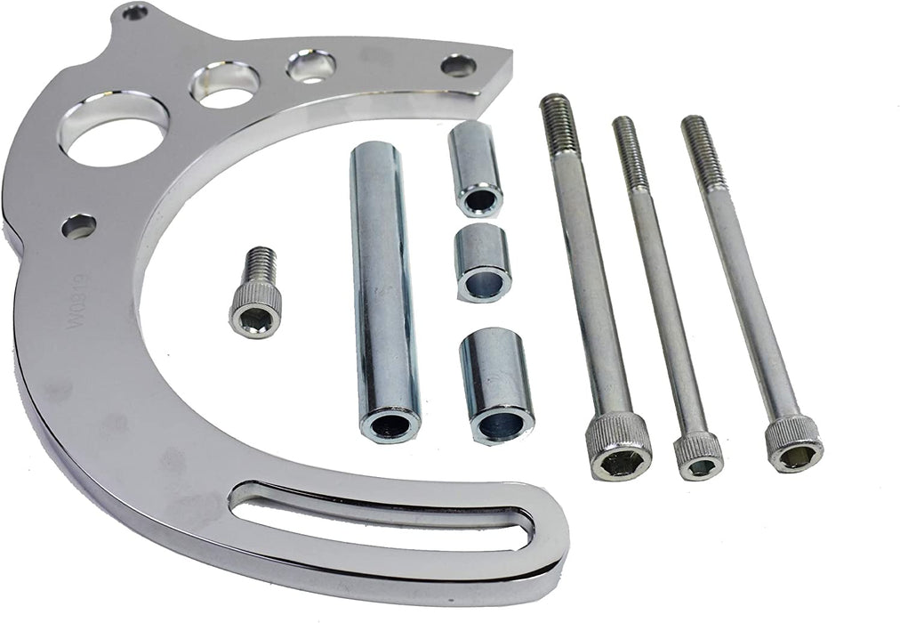 A-Team Performance Mid-Mount Water Pump & Engine Block Alternator Bracket For Big Block Ford BBF 429 460 - Southwest Performance Parts