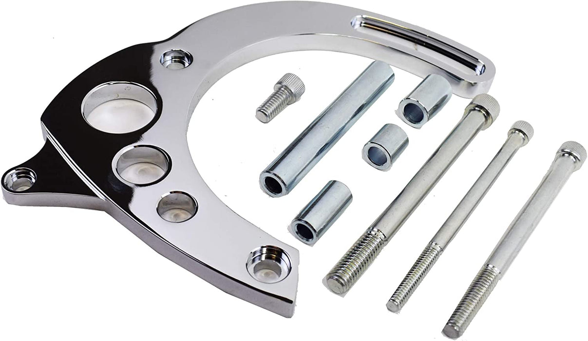 A-Team Performance Mid-Mount Water Pump & Engine Block Alternator Bracket For Big Block Ford BBF 429 460 - Southwest Performance Parts