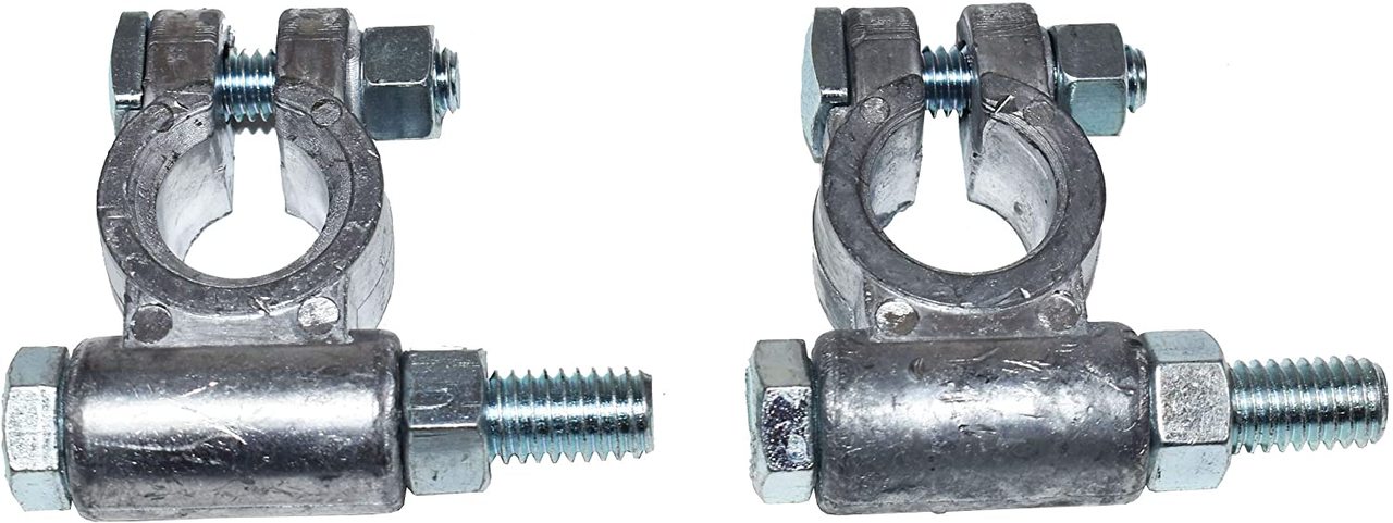 A-Team Performance Military Style Top Post Battery Terminal 1 Set Positive and Negative per Package - Southwest Performance Parts