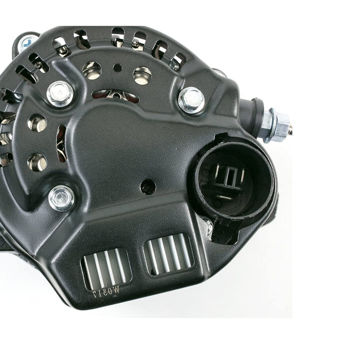 A-Team Performance Mini Race Alternator Denso Style High Amperage 90 Amp Black Finish - Southwest Performance Parts