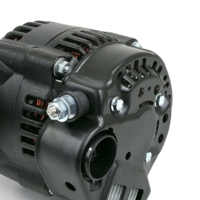 A-Team Performance Mini Race Alternator Denso Style High Amperage 90 Amp Black Finish - Southwest Performance Parts