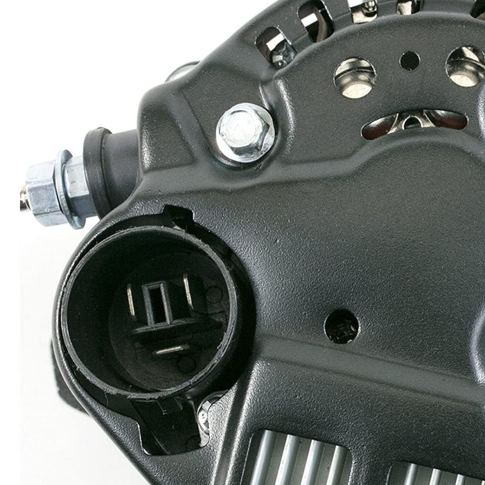 A-Team Performance Mini Race Alternator Denso Style High Amperage 90 Amp Black Finish - Southwest Performance Parts