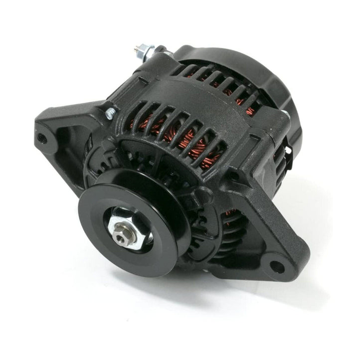 A-Team Performance Mini Race Alternator Denso Style High Amperage 90 Amp Black Finish - Southwest Performance Parts