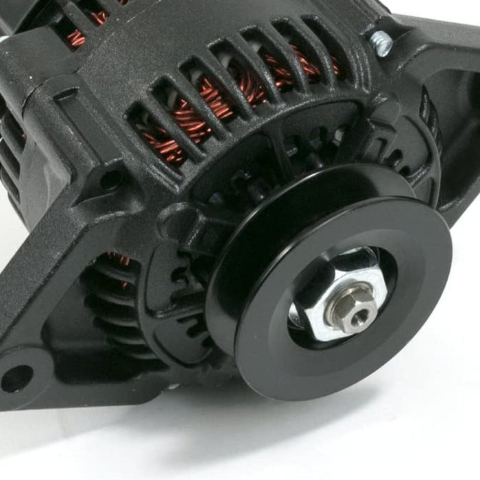A-Team Performance Mini Race Alternator Denso Style High Amperage 90 Amp Black Finish - Southwest Performance Parts