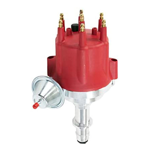 A-Team Performance Pro Series Ready to Run R2R Distributor Compatible With Chevy Corvair Flat 6 140 145 164 Engine, Red Cap - Southwest Performance Parts