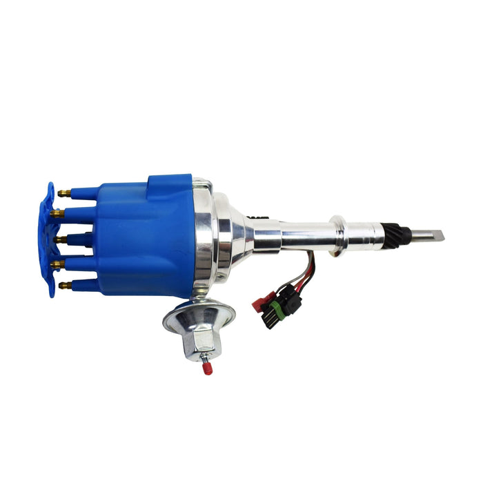 A-Team Performance Pro Series Ready to Run R2R Distributor For AMC Jeep 232 242 258, I6 Engine, Blue Cap - Southwest Performance Parts