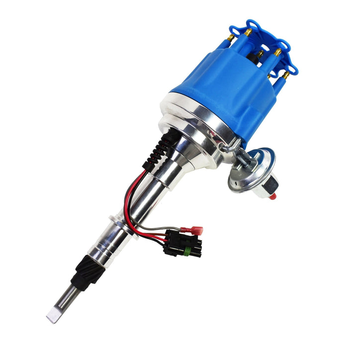 A-Team Performance Pro Series Ready to Run R2R Distributor For AMC Jeep 232 242 258, I6 Engine, Blue Cap - Southwest Performance Parts