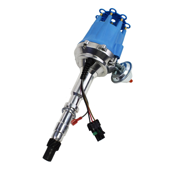 A-Team Performance Pro Series Ready to Run R2R Distributor For AMC Jeep 290 304 343 360 390 401, V8 Engine, Blue Cap - Southwest Performance Parts
