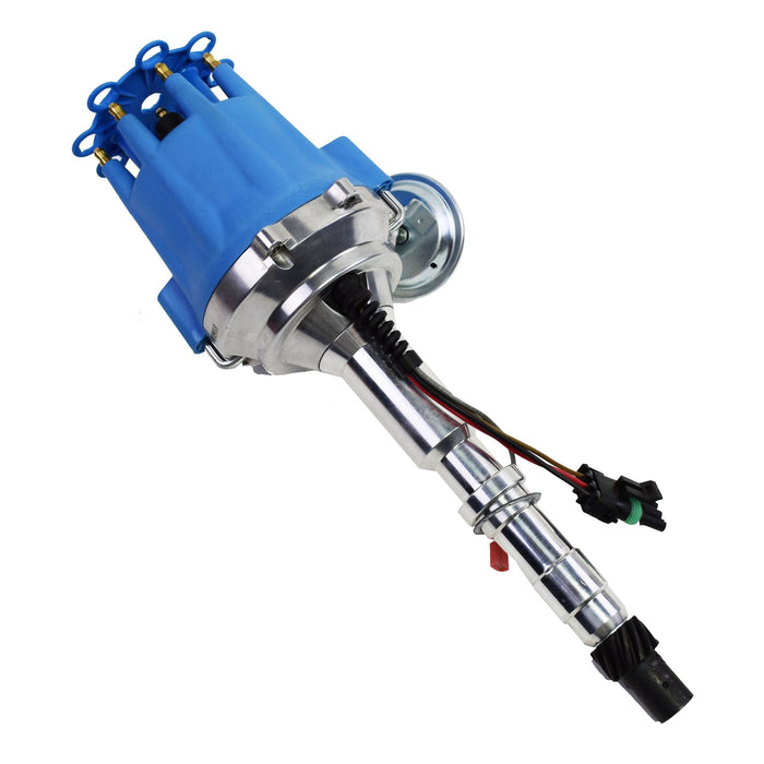 A-Team Performance Pro Series Ready to Run R2R Distributor For AMC Jeep 290 304 343 360 390 401, V8 Engine, Blue Cap - Southwest Performance Parts